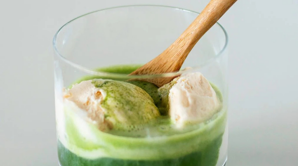 Hugo's Matcha Raspberry MATCHA AFFOGATO - Hugo Tea Company