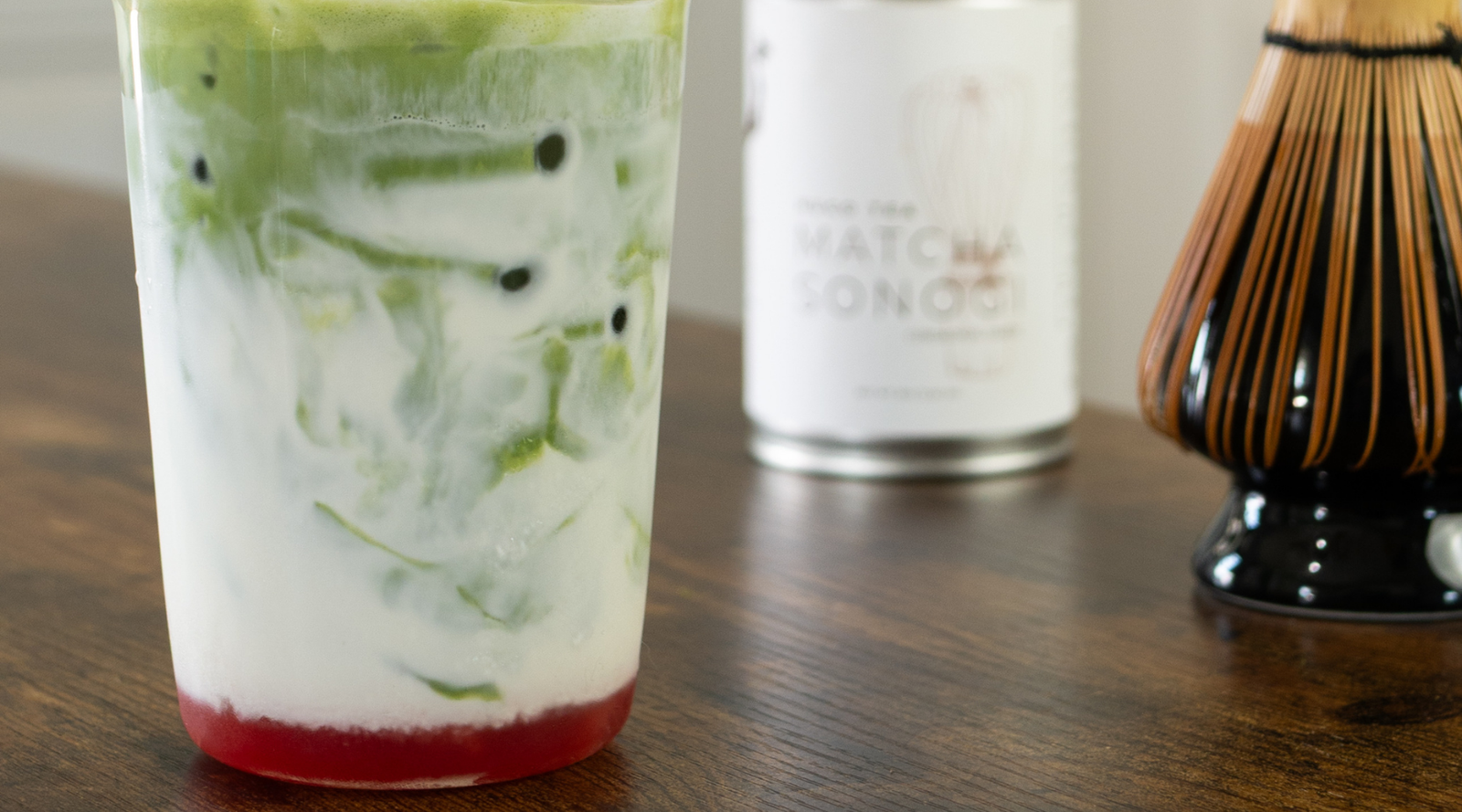 Hugo Tea STRAWBERRY MATCHA LATTE - Hugo Tea Company